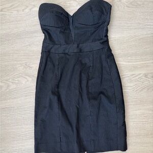 bebe Black Strapless Dress
